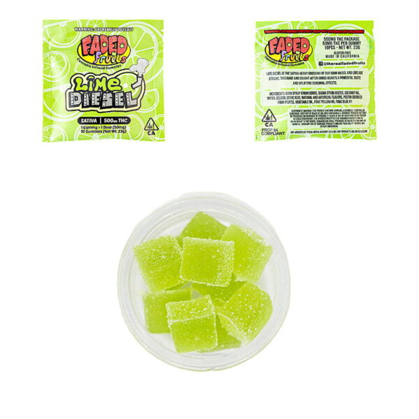 Faded Fruits Infused Gummies 500 MG - Image 4