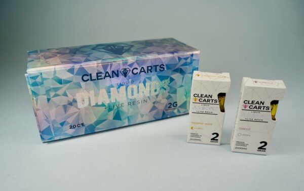 CLEAN CARTS 2G LIQUID DIAMONDS + LIVE RESIN WHOLESALES