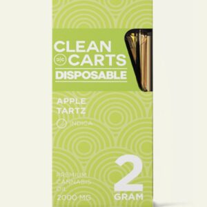 2G APPLE TARTZ CLEAN CARTS