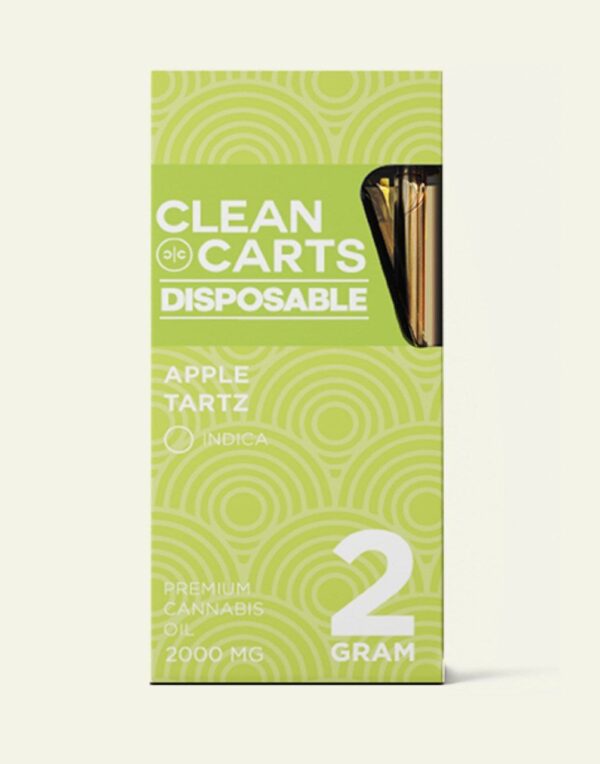 2G APPLE TARTZ CLEAN CARTS