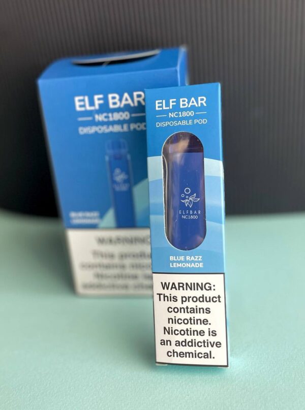 ELF BAR NC1800 BLUE RAZZ LEMONADA