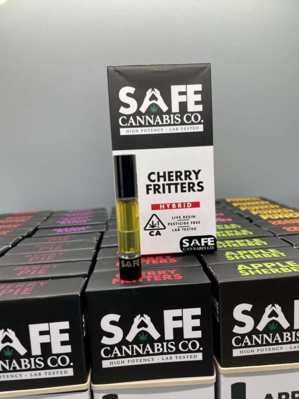 SAFE CANNIBIS CO, CARTS CHERRY FRITTERS