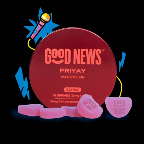 Good News FRIYAY Watermelon Gummies