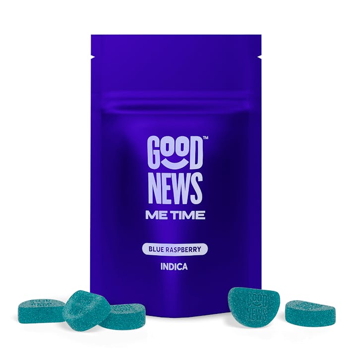 Good News ME TIME Blue Raspberry Gummies